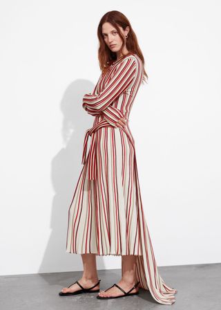 Striped Midi Dress