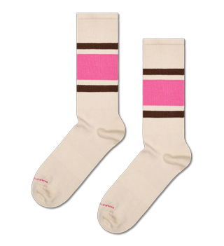 Simple Stripe Sneaker Sock