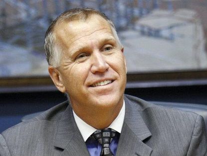 Republican Senate candidate Thom Tillis: Dems' 'mansplaining' charges are 'just silly'