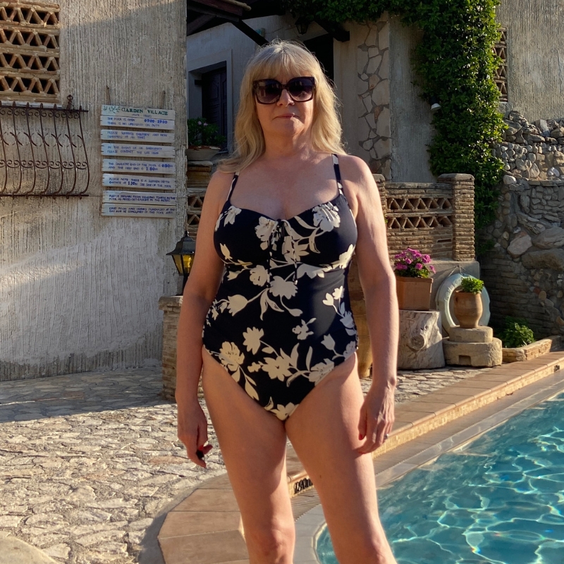 Julie Player wearing Bravissimo, Koh Samui Swimsuit
