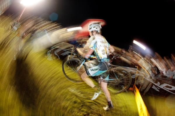 Some riders chose to run the barriers.