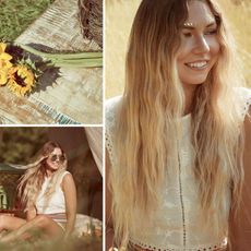 Collage, Long hair, Fashion accessory, Photography, Brown hair, Photo shoot, Style, Art, 