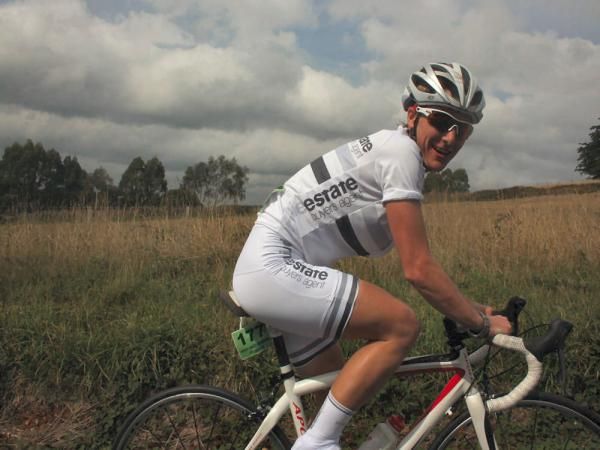 Naomi Williams smiles during the second stage.