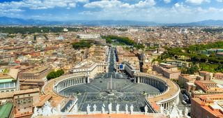 Italian Culture: Rome panoramic, Vatican City