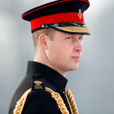 Prince William, Duke of Cambridge represents Her Majesty The Queen as the Reviewing Officer during The Sovereign's Parade at the Royal Military Academy Sandhurst on December 14, 2018