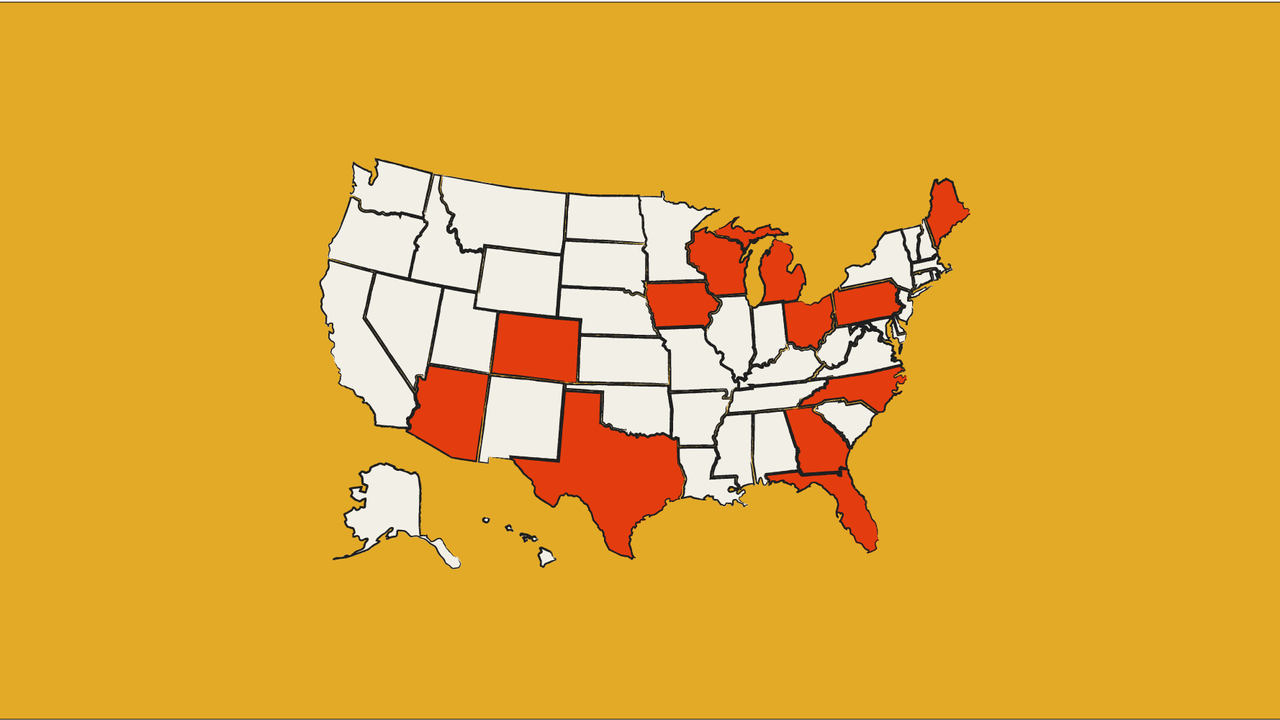 Swing States In 2020 Presidential Election | Swings States Map | Marie ...