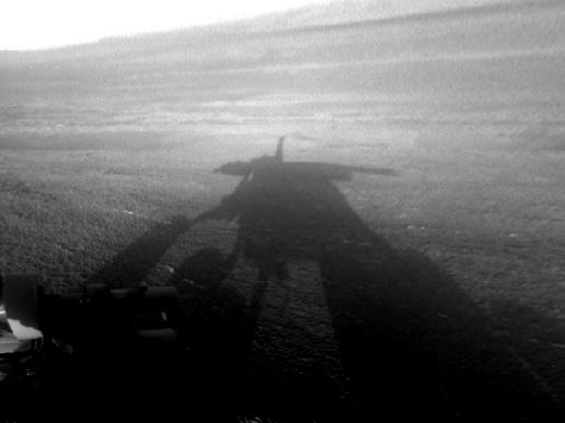 Shadow Self-Portrait by Opportunity at Endeavour Crater