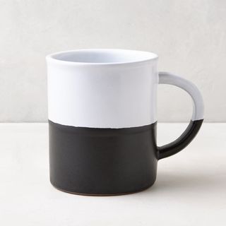 Diane Keaton + Hudson Grace Domino Half-Dipped Stoneware Mug - Hudson Grace