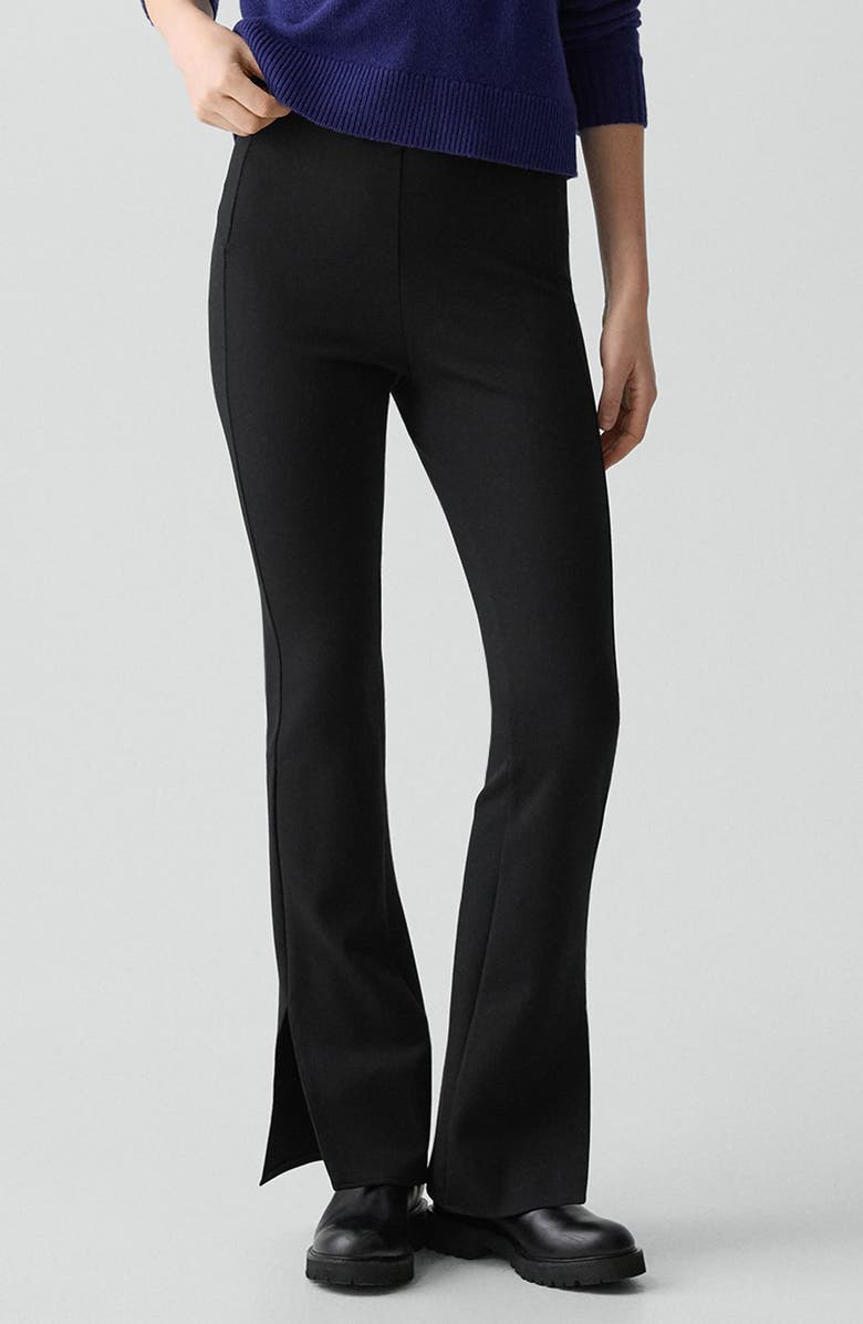 Slit Flare Leg Pants