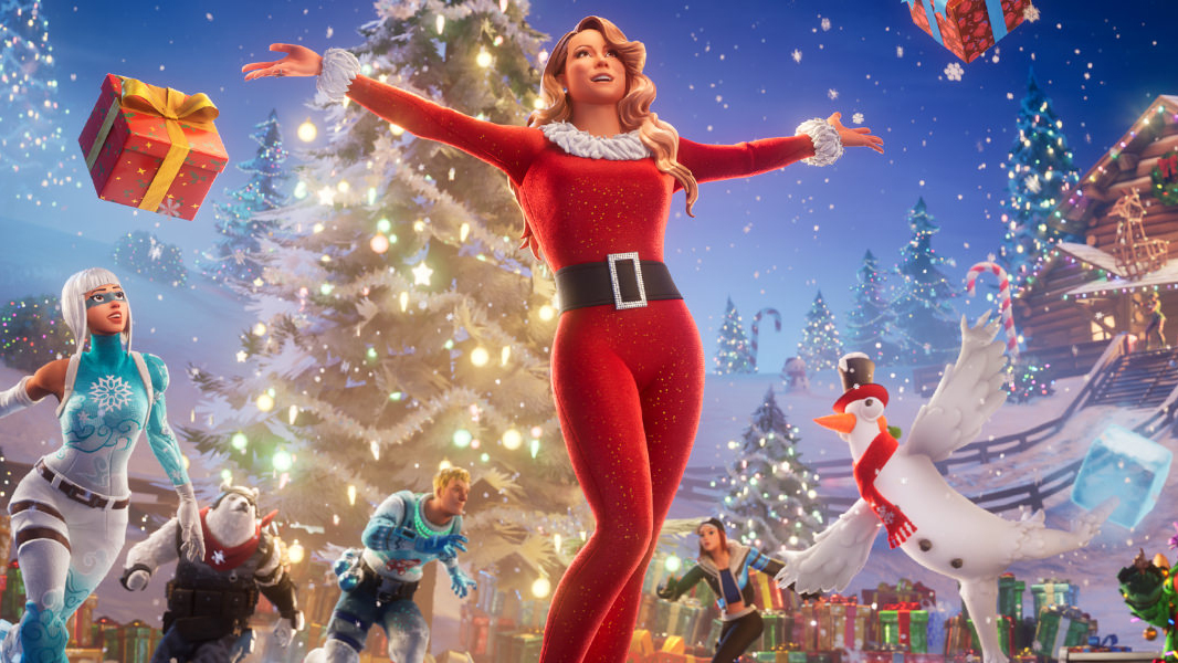 Mariah Carey was frozen in an ice block in Fortnite and then she thawed out and sang ‘All I Want For Christmas Is You’ and everyone went back to shooting each other