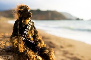Sgt Bananas' Chewbacca portrait is a fitting tribute to Peter Mayhew, who passed in 2019 (image: Sgt Bananas)