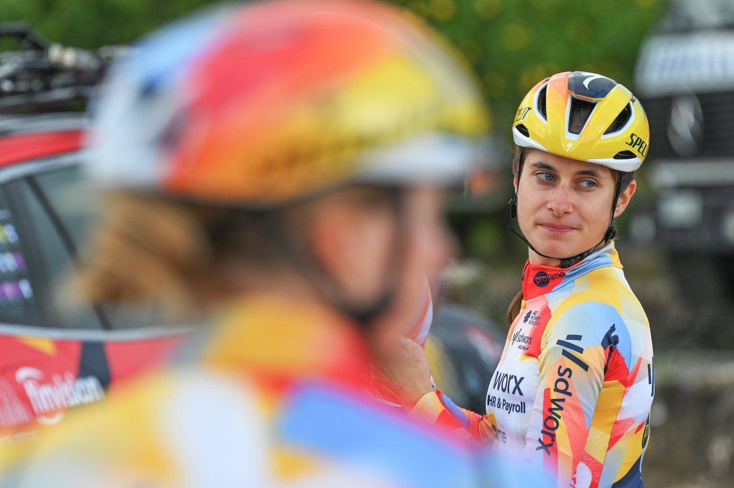 Valentina Cavallar at SD Worx-Protime's pre-season training camp in early 2026
