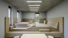 The felt landscape at the Pradtke HQ, Germany, by Zeller & Moye