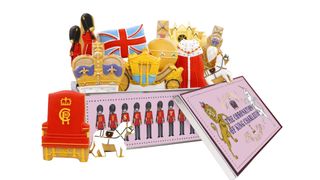 A set of King Charles coronation biscuits and tin.