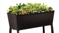 Keter Resin Elevated Garden, All Weather, Self-Watering Plastic Planter: $79.99