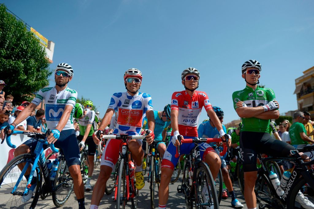 The start of stage 7 of the Vuelta a Espa&ntilde;a