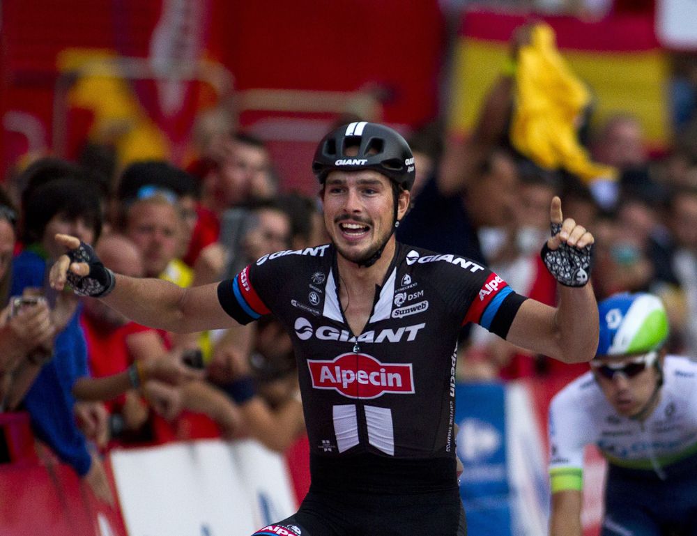 John Degenkolb wins the final stage at the 2015 Vuelta a Espana.