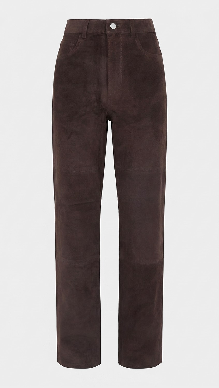DL1961, Dakota Slim Straight Suede Pants
