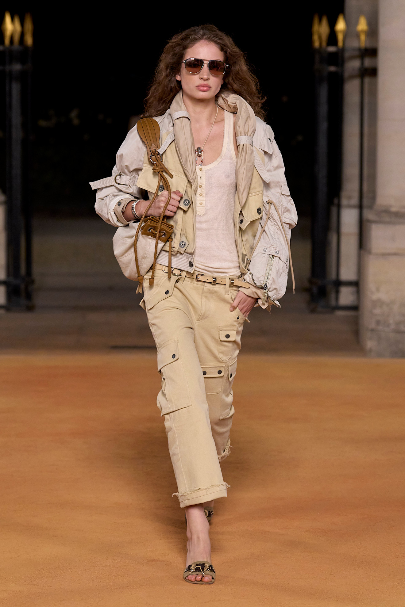 Isabel Marant S26 safari chic runway