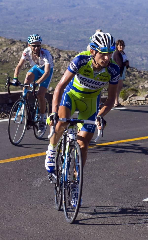 Valerio Agnoli and the rest of his Liquigas-Doimo teammates worked all day to defend Nibali's lead overall