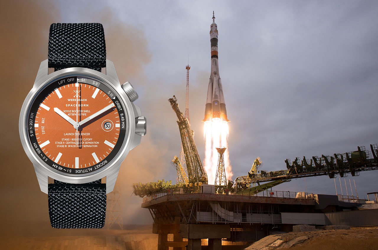 soyuz rocket metal watches werenbach