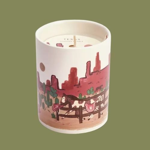 Ceramic Candle With Lid