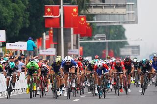 The sprint for the stage 3 win in Nanning