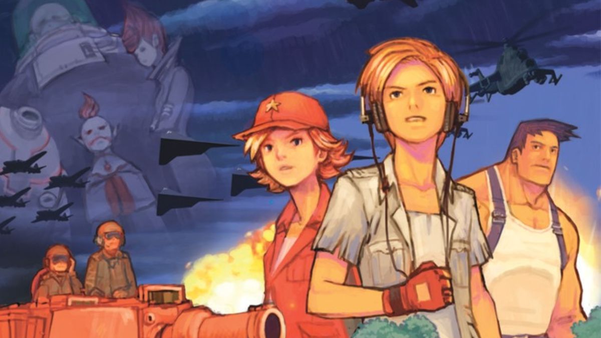 A screenshot of the poster for one of the best DS games, Advance Wars: Dual Strike.