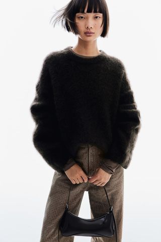 H&M, Oversized Mohair-Blend Sweater