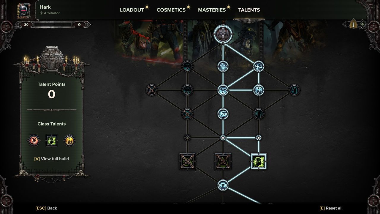 Darktide Arbites build - First talent section