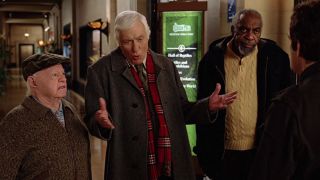 Mickey Rooney, Dick Van Dyke, and Bill Cobbs in Night at the Museum