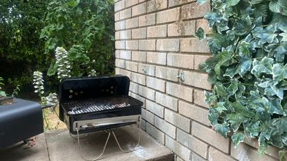 Weber Go Anywhere BBQ in garden