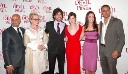 Stanley Tucci, Meryl Streep, Adrian Grenier, Anne Hathaway, Emily Blunt and Daniel Sunjata (Cast of "The Devil Wears Prada")