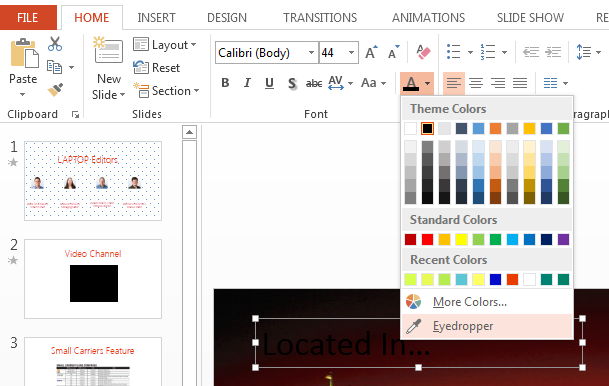 How to Use PowerPoint 2013's Eyedropper Tool | Laptop Mag