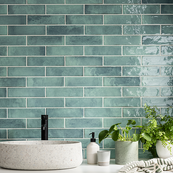 Willaton Rustic Sage Gloss Wall Tiles