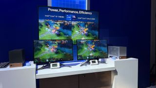 Intel Arrow Lake 200K gaming and efficiency CES 2025 demo