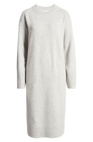 Long Sleeve Wool 
Cashmere Sweater Dress