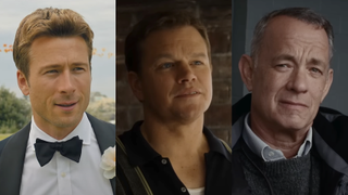 Glen Powell in Anyone But You/Matt Damon in Ford v Ferrari/Tom Hanks in A Man Called Otto