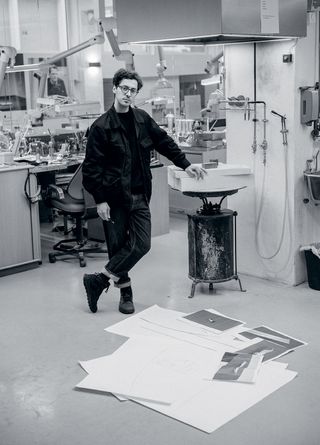 Guglielmo Poletti at Arven's workshop