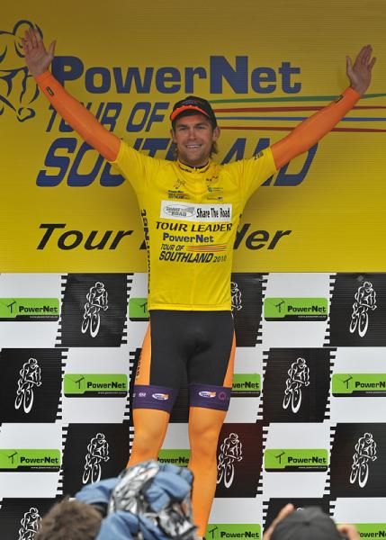 Jack Bauer of Share the Road is the new leader of the Tour of Southland