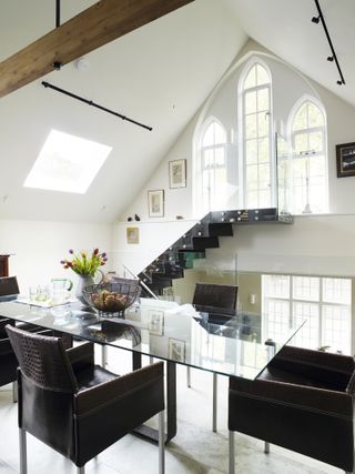dining area in chapel conversion