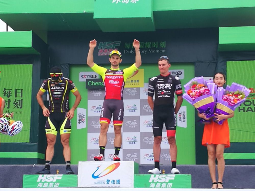 Jakub Mareczko (Wilier Triestina) won stage 3 of the Tour of Hainan
