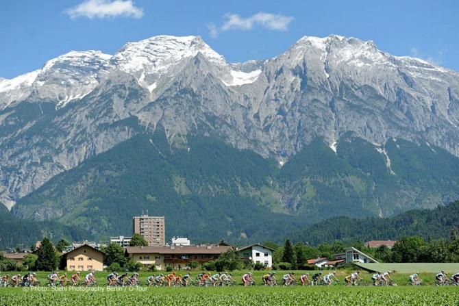 Not a bad place for a bike race
