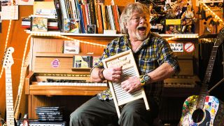 Bill Oddie at home