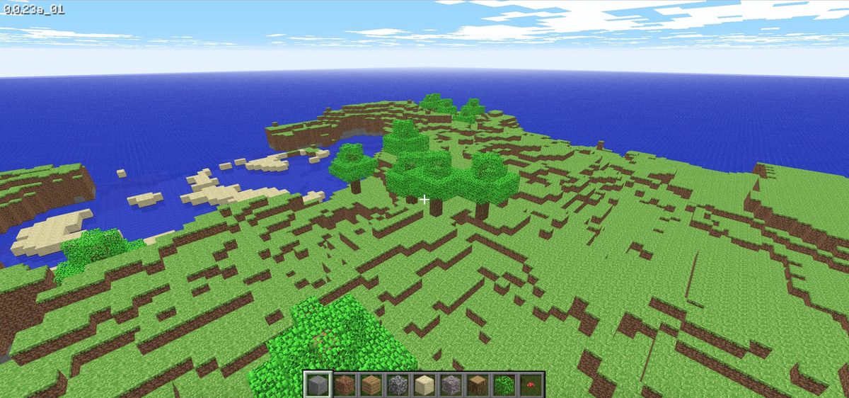 Minecraft Classic brings the original 2009 version to web browsers, for ...