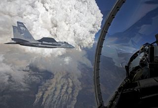 Fire clouds can spread smoke and pollutants across large areas. Sometimes they create thunderstorms that help extinguish wildfires. 