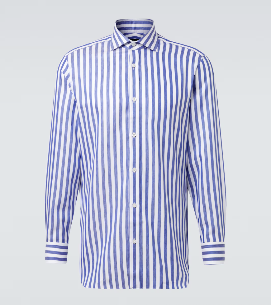 Dunhill mens striped shirt