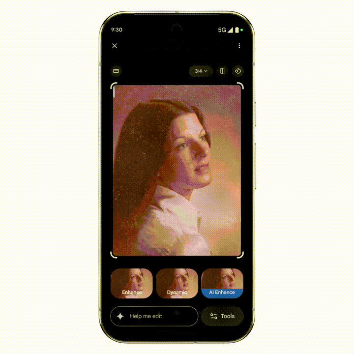 conversational photo editing in Google Photos