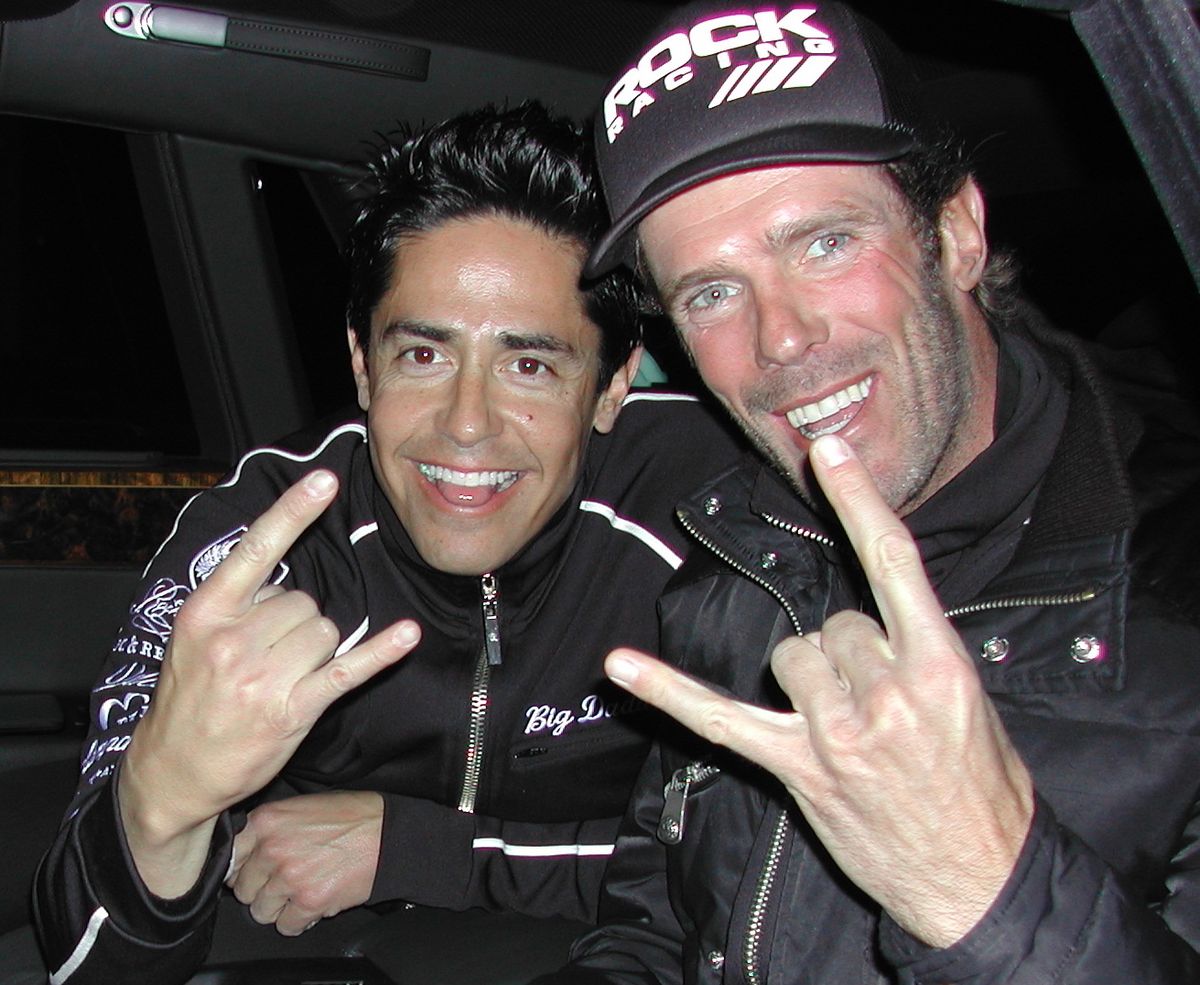 Rock Racing's Michael Ball and Mario Cipollini