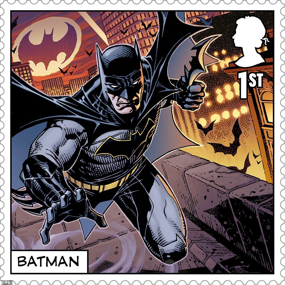 Batman stamps